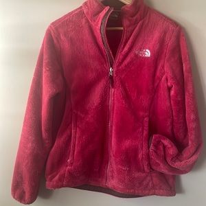 Like new North Face fleece full zip jacket with pockets